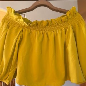 Zara off the shoulder top